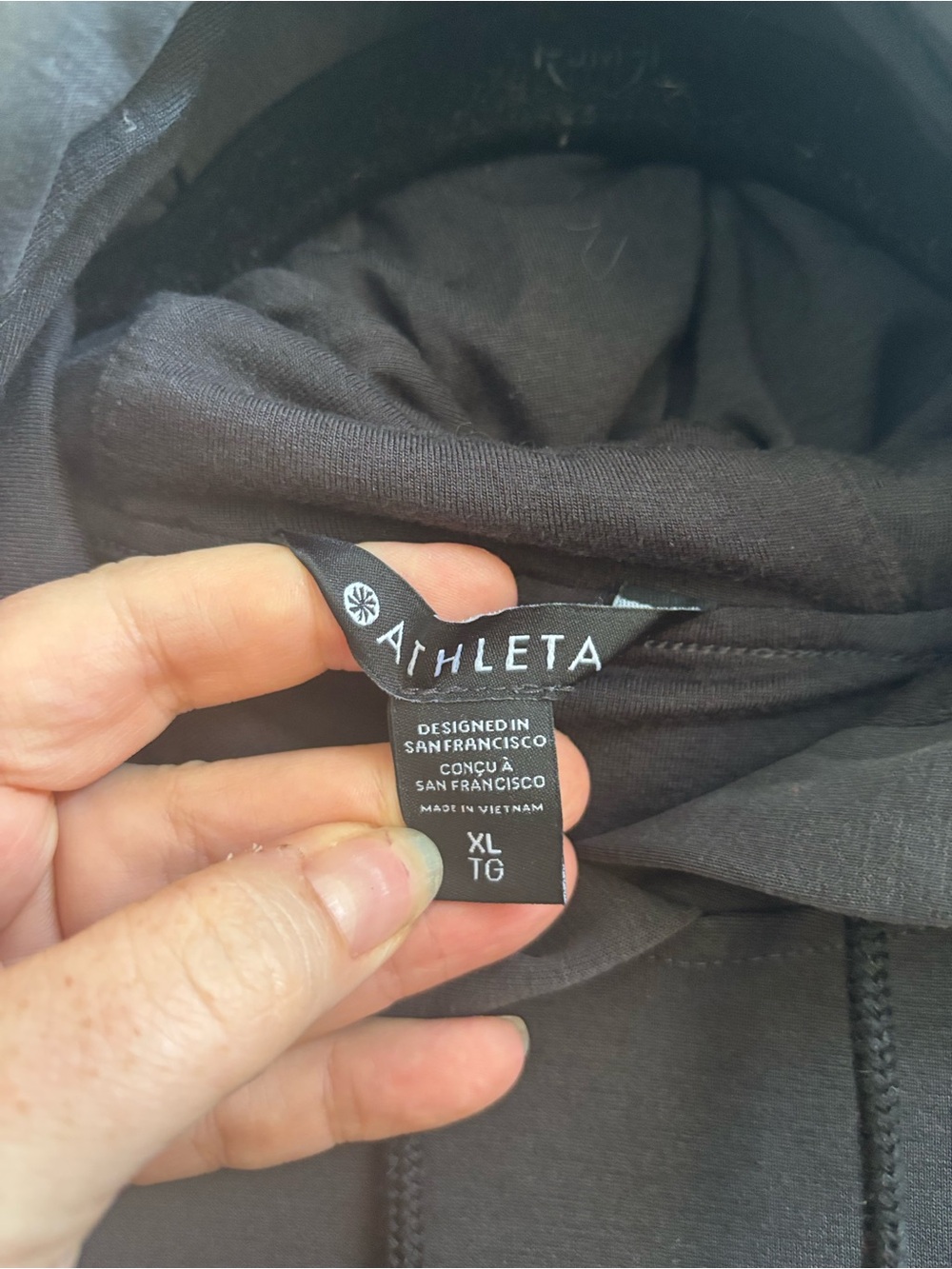 Athleta Seasoft Bubble Hem Hoodie - Picture 7 of 8